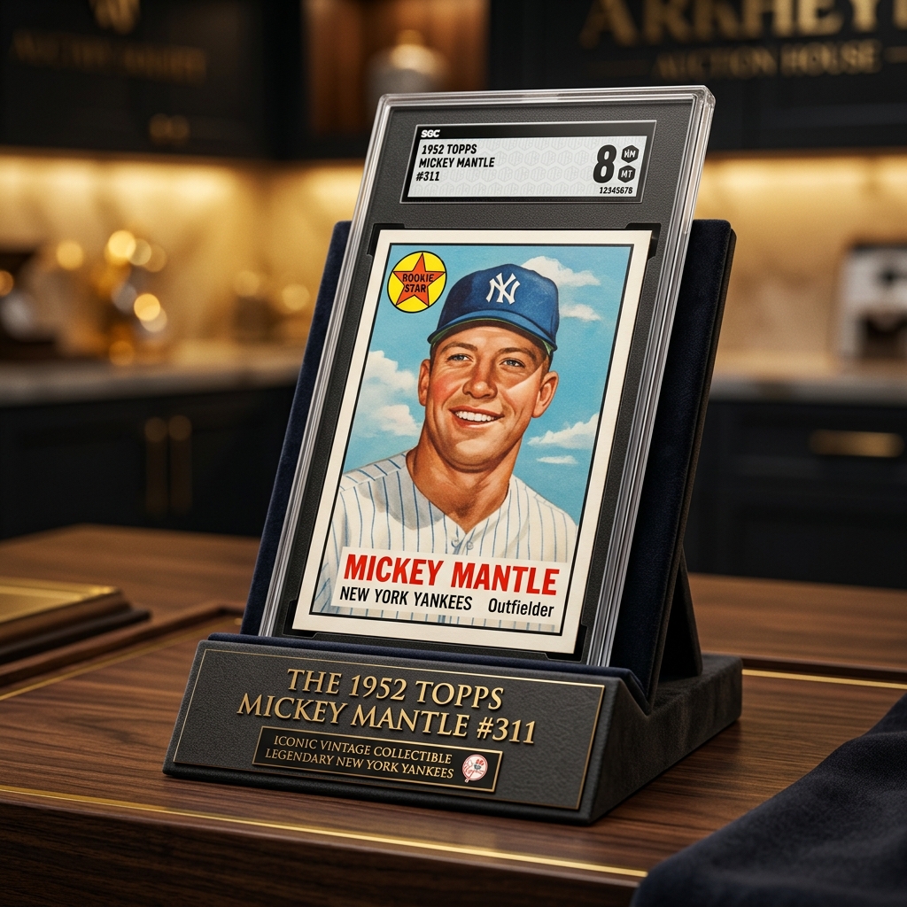 1952 Topps Mickey Mantle #311